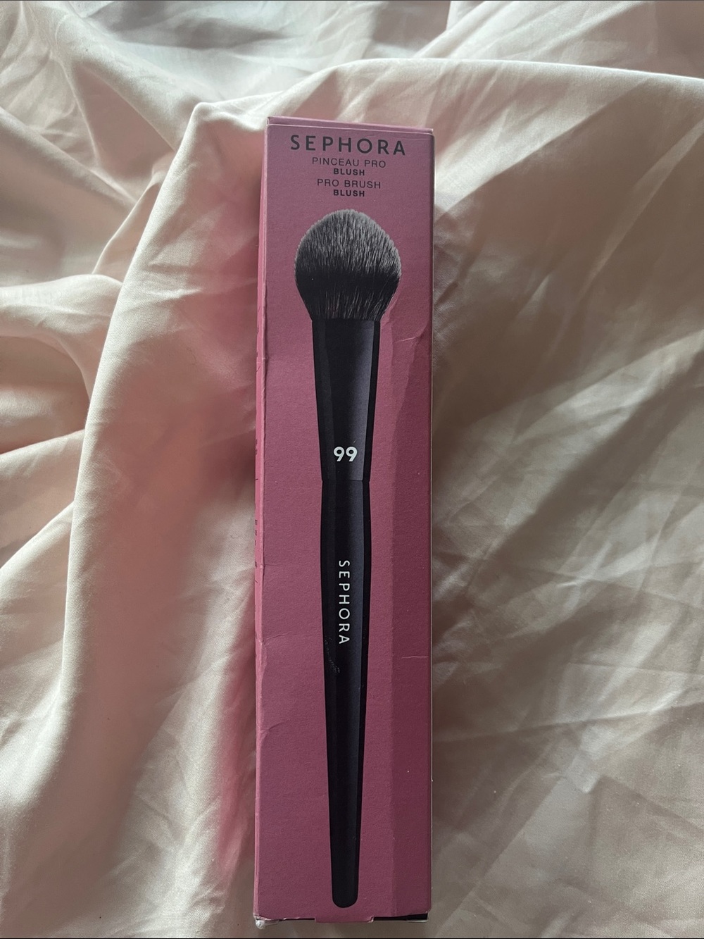 Sephora Pro Brush 99 Blush Brush - Black handle, Gray bristles